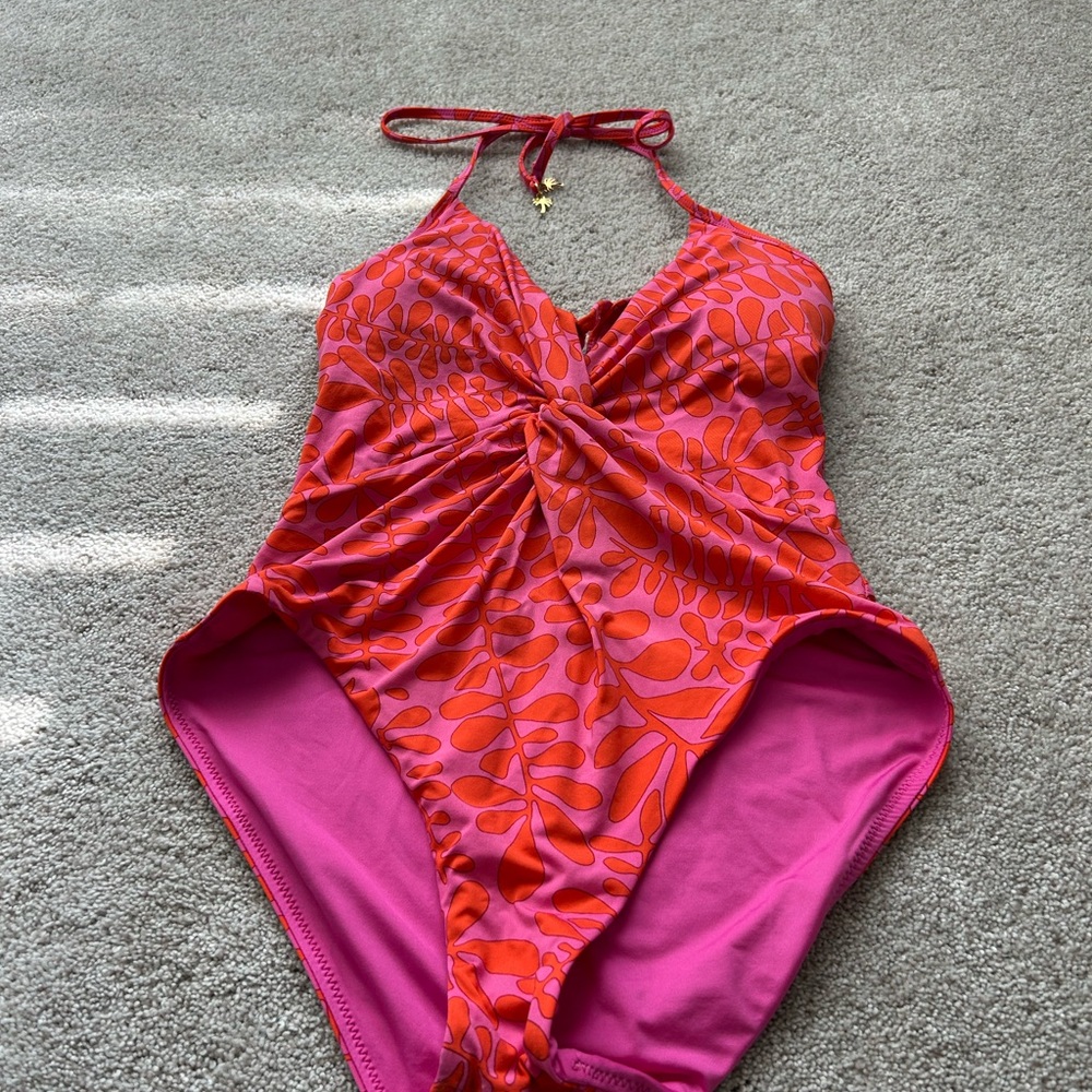 Trina Turk Pink and Orange Swimwear